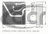 VOLVO 30614036 Evaporator, air conditioning